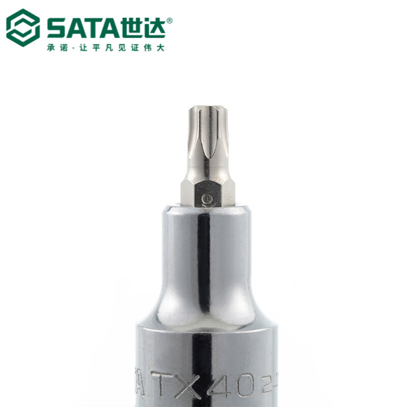 世达(SATA)12.5MM系列50MM长花形旋具套筒T60 24109(单位:个)高清大图