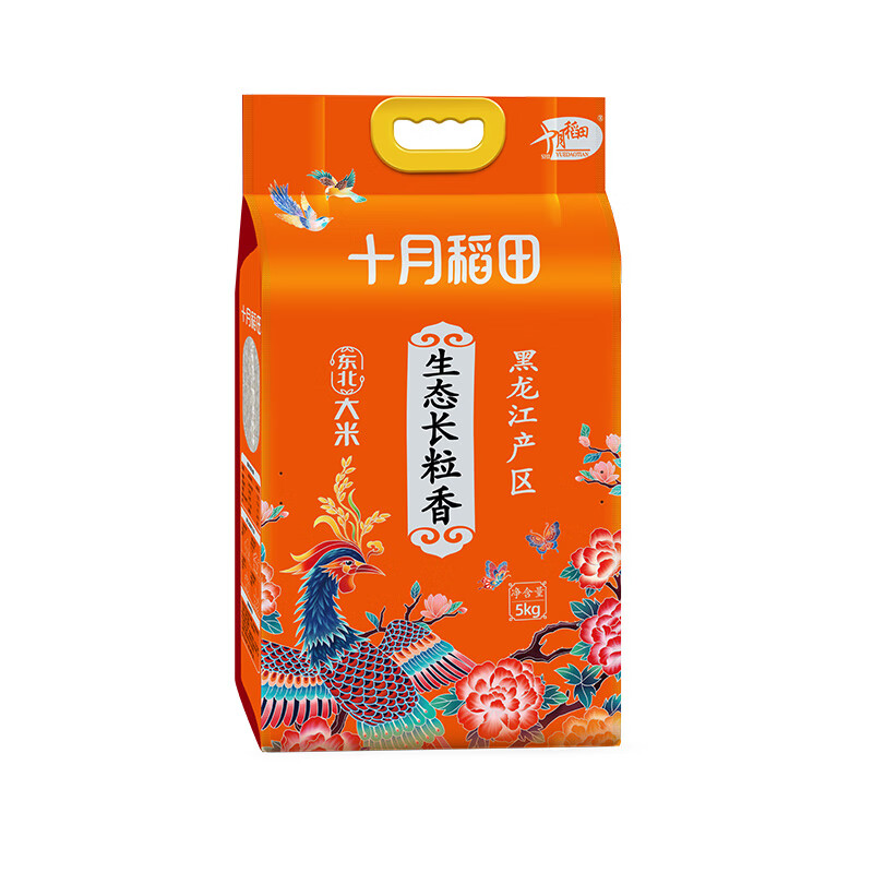 十月稻田 生态长粒香米5kg高清大图