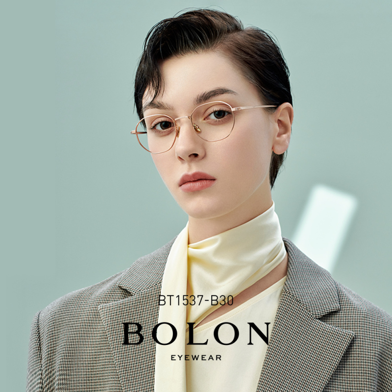 BOLON暴龙2021新品近视镜β钛镜框男款镜架轻盈镜框BT1537