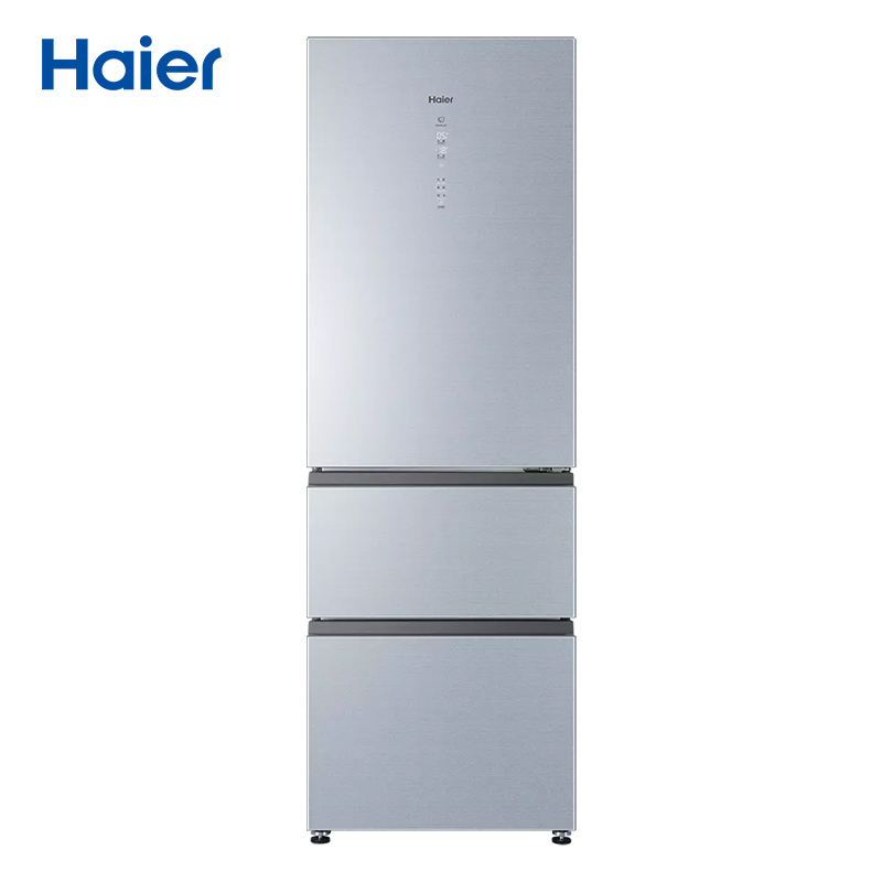 海尔(Haier)341升三门冰箱 彩晶一级能效 阻氧干湿分储 母婴空间 家用电冰箱 BCD-341WSGZU1