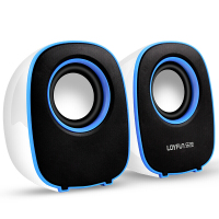 乐放（LOYFUN）LF-804 2.0声道USB电脑台式机桌面便携式多媒体迷你小音箱 笔记本音响 低音炮