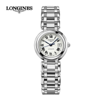 LONGINES 浪琴心月系列钢带商务时尚女士石英表L8.110.4.87.6