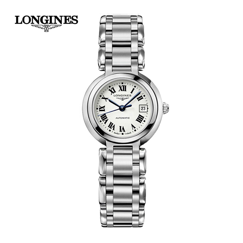 LONGINES 浪琴心月系列钢带商务时尚女士石英表L8.110.4.87.6