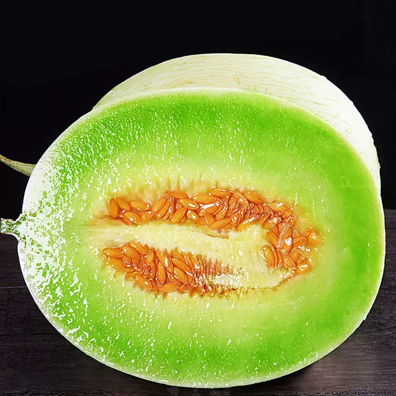 [西沛生鲜]正宗玉菇甜瓜 净重2.5斤 1-2个 冰淇淋新鲜水果当季白香瓜玉茹哈蜜瓜高清大图