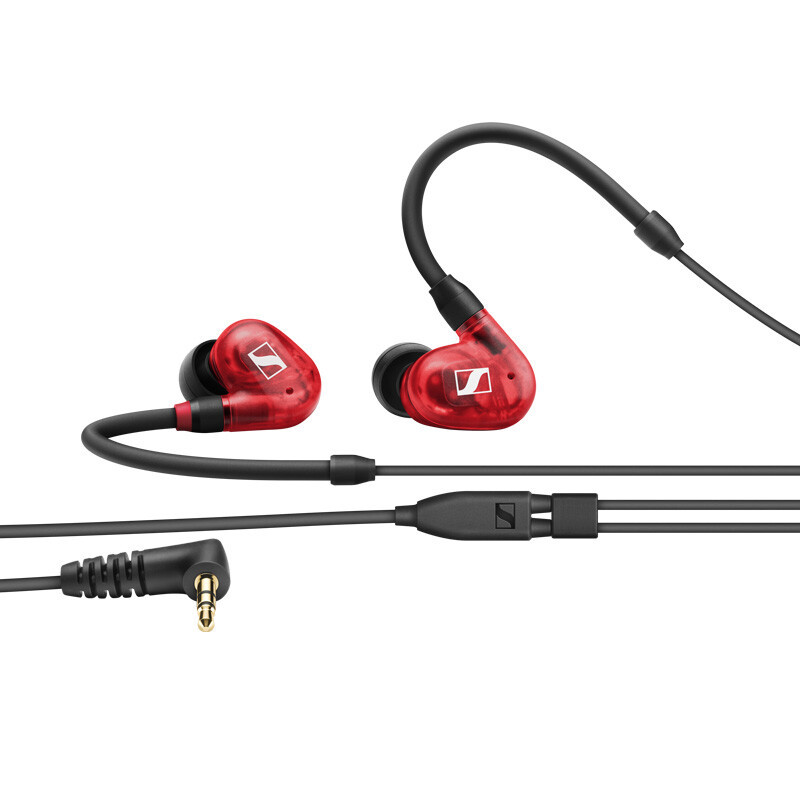 森海塞尔(SENNHEISER) IE100 PRO CLEAR 入耳式有线监听耳机舞台发烧级HIFI音乐红色