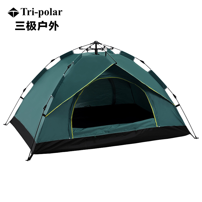 三极户外(Tripolar) TP2353 帐篷户外3-4人全自动加厚防雨家庭野营野外沙滩帐篷露营装备防晒