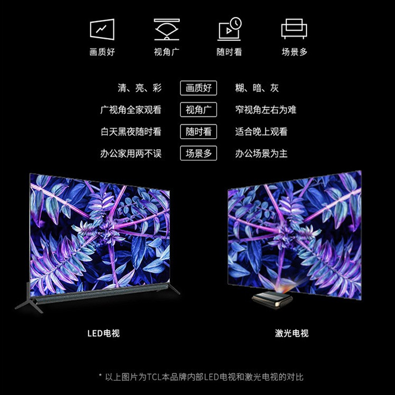 TCL P9系列 4K超高清无边全面屏彩电 液晶平板电视教育电视 50P9 50英寸