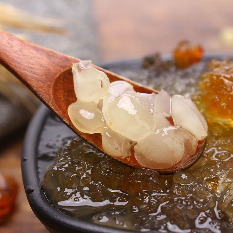 敏昂(M)桃胶双荚皂角米雪燕组合 450克 天然胶原蛋白独立小包装泡茶煮汤图片