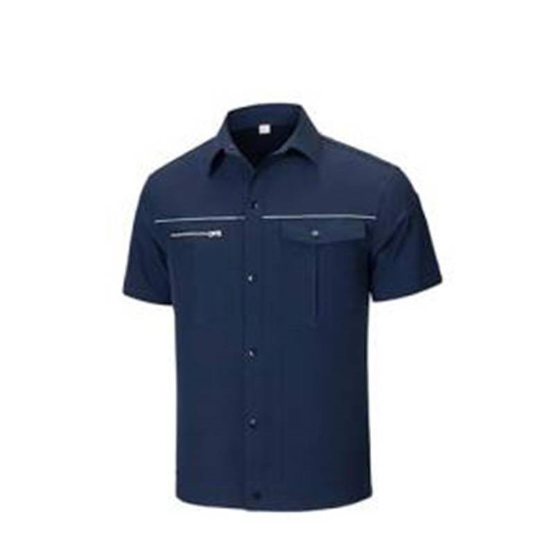 吾卫世 夏季工作服 短袖S601-605 /套高清大图