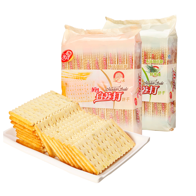 美丹meidan白苏打饼干450g2鲜葱