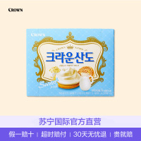 CROWN 可瑞安 山都奶油饼干 161克 韩国进口 进口饼干 奶油饼干 盒装