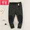 可莉允男童女童保暖裤加绒加厚秋裤儿童打底裤护膝内穿棉裤秋冬宝宝线裤