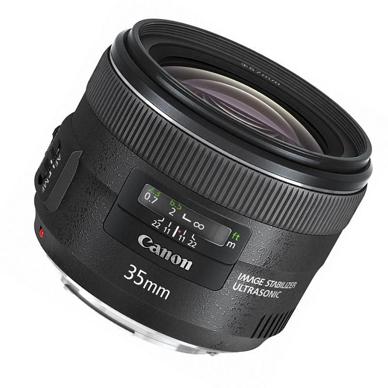 佳能(Canon) EF 35mm f/2 IS USM 佳能卡口 67mm口径 广角定焦镜头