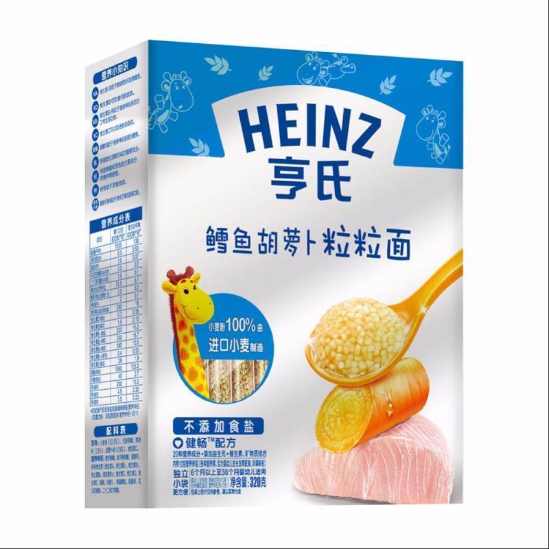 亨氏(Heinz)金装粒粒面-鳕鱼胡萝卜320g*2