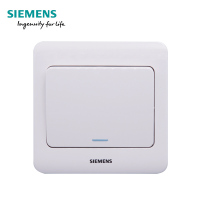 西门子(SIEMENS)开关插座 远景雅白系列一开单控带荧光5TA01131CC1