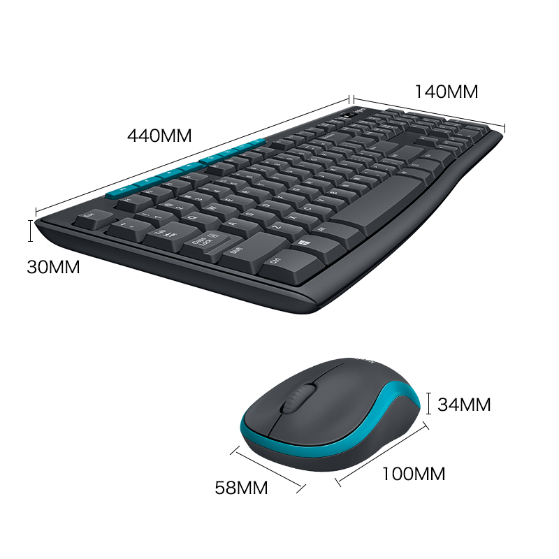 罗技(Logitech)MK275 无线光电键盘鼠标 套装