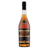 加狮(JUSTLON)西班牙进口洋酒8年橡木桶陈酿级白兰地VSOP瓶装 700ml 40%vol.