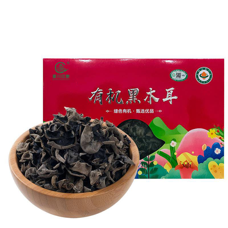 秦川印象有机木耳188gg/盒高清大图