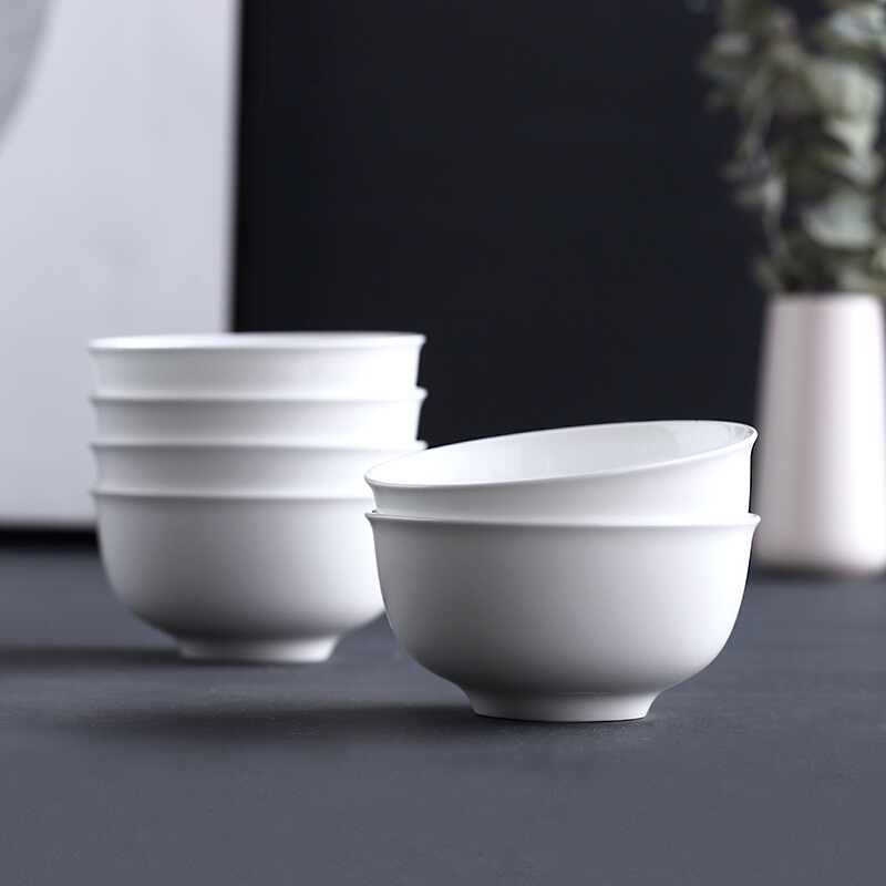 骨瓷汤碗陶瓷碗 骨瓷家用1个装汤碗10个起订尺寸：115mm 宁选