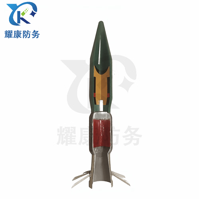 耀康防务 模型教具 PF98A式120毫米反坦克火箭多用途弹模型教学解刨弹YKFW-DY-039高清大图