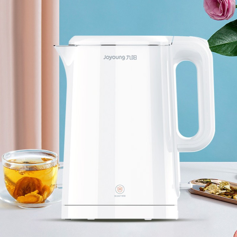 九阳(Joyoung) 家用电热水壶1.5L开水壶304不锈钢内胆双层壶体开水壶【企业采购】【支持一件代发】