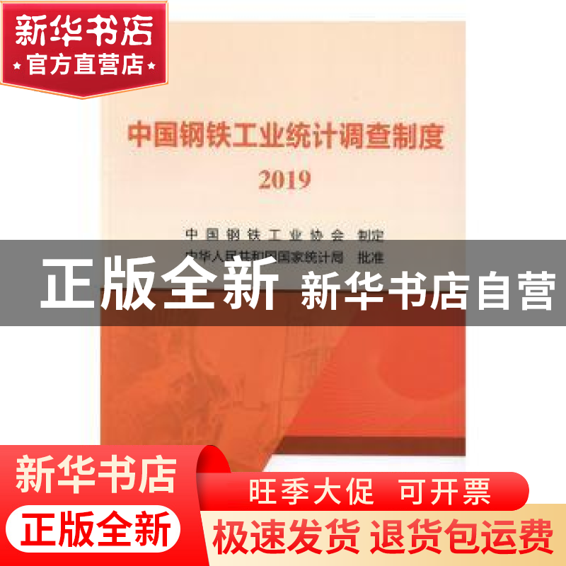正版 中国钢铁工业统计调查制度 2019 中国钢铁工业协会 冶金工业高清大图