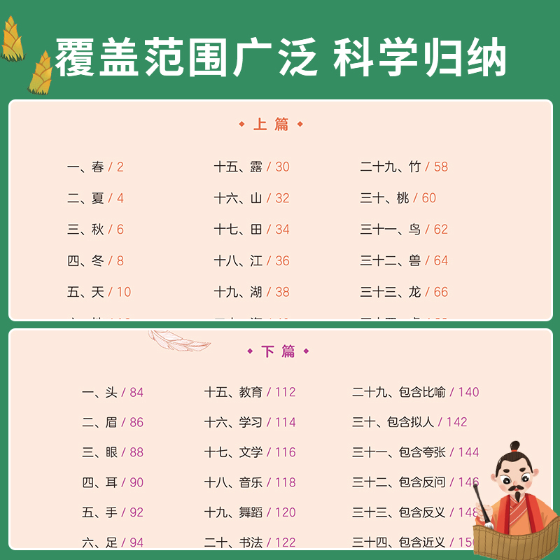必背文言文68课+常用成语1000例 小学通用 [正版]小学生常用成语现学现用1000例 成语训练大全 小学语文常用四字