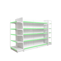 超市货架层架便利店商店仓储展示架药店货架单双面洞板多功能自由组合货架连体架