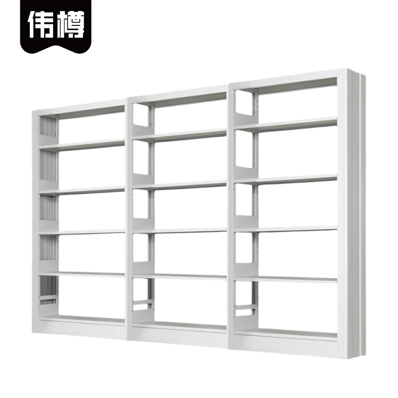 伟樽书架单面五层3列280*30*200cm个高清大图