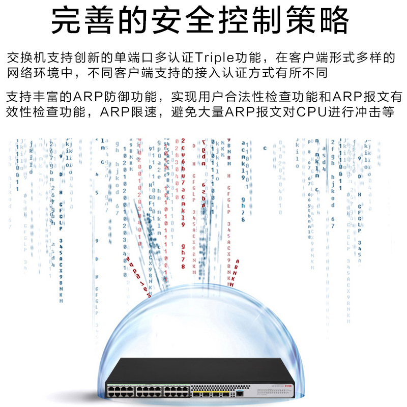 新华三(H3C)S5120V3-28S-SI 24口千兆智能网管型交换机