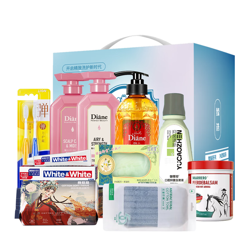 黛丝恩&狮王焕彩礼盒10件套-HC240818011