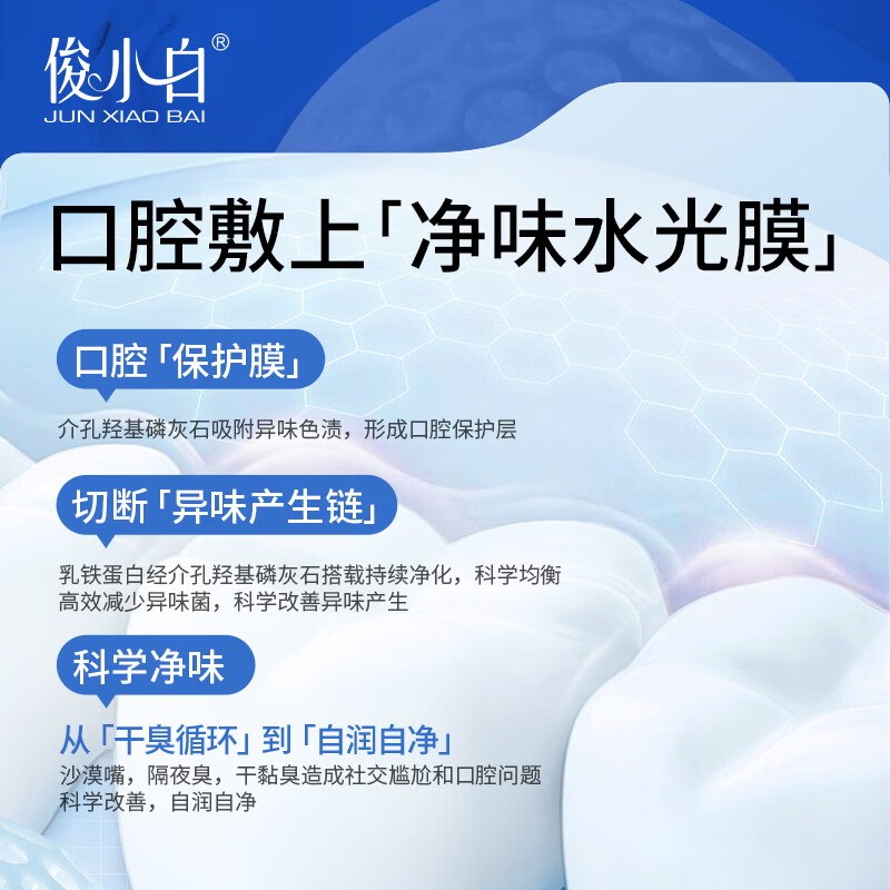 俊小白口干口臭专健牙膏高清大图
