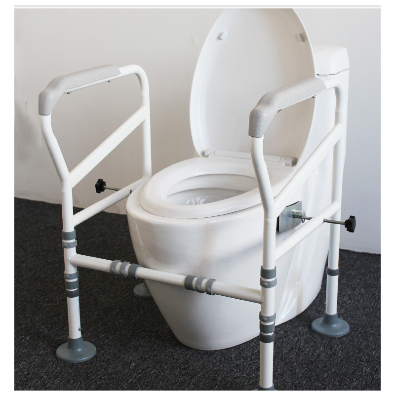 马桶扶手卫生间老人厕所起身助力架子 浴室免打孔坐便器安全栏杆