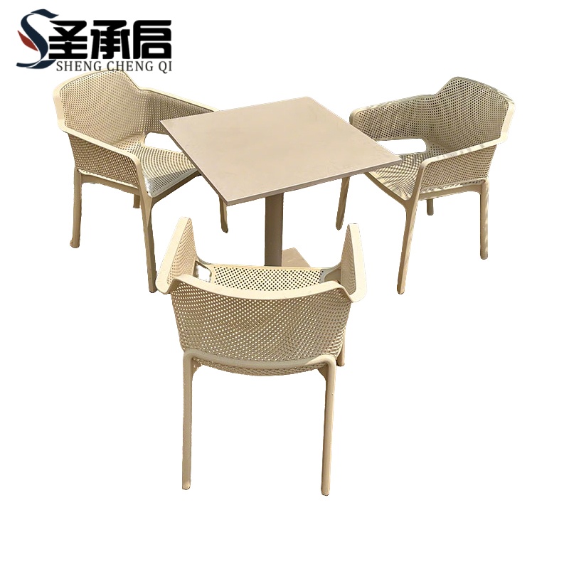 圣承启 外摆餐桌 70cm+3椅 套高清大图