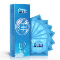 名流(Personage)避孕套002丝滑透薄30只装超薄款安全套光面润滑夫妻性生活房事女用计生器械男性系列成人情趣用品