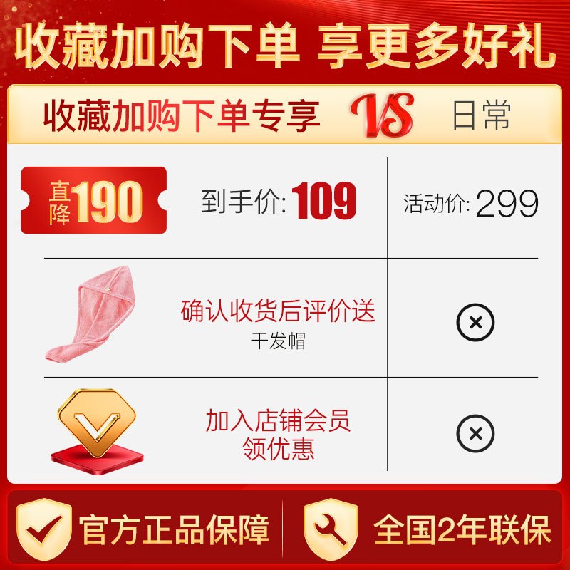 飞利浦(Philips) 电吹风机 家用大功率 负离子吹风机 吹风筒恒温护发 速干可折叠 BHD315/05 小花筒