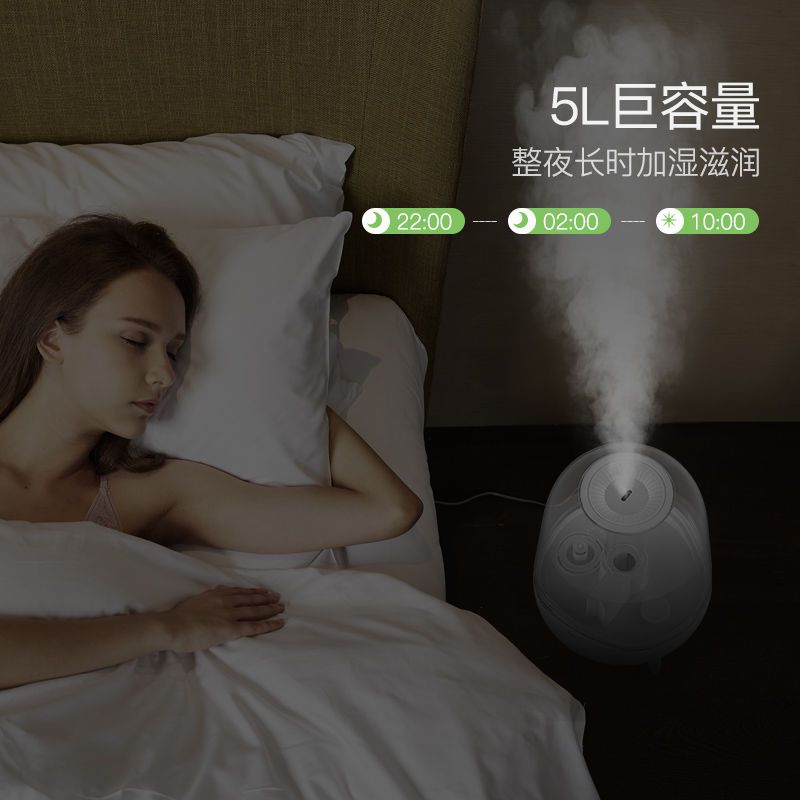 加湿器f325家用静音卧室大容量雾量孕妇净化空气小型|F325