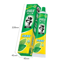 DARLIE好来(原黑人)牙膏双重薄荷大容量225g*6家庭用实惠装清新口气旗舰店正品