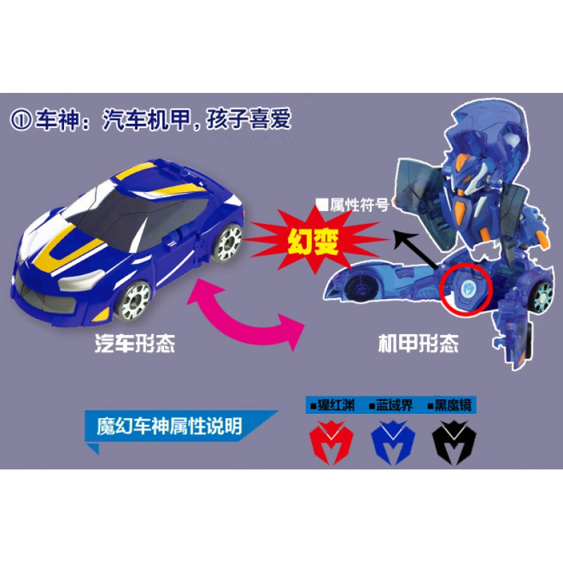 灵动创想魔幻车神凤凰要塞变形机器人闪电玩具天地超神裂空飞鹰龙 裂空飞鹰高清大图