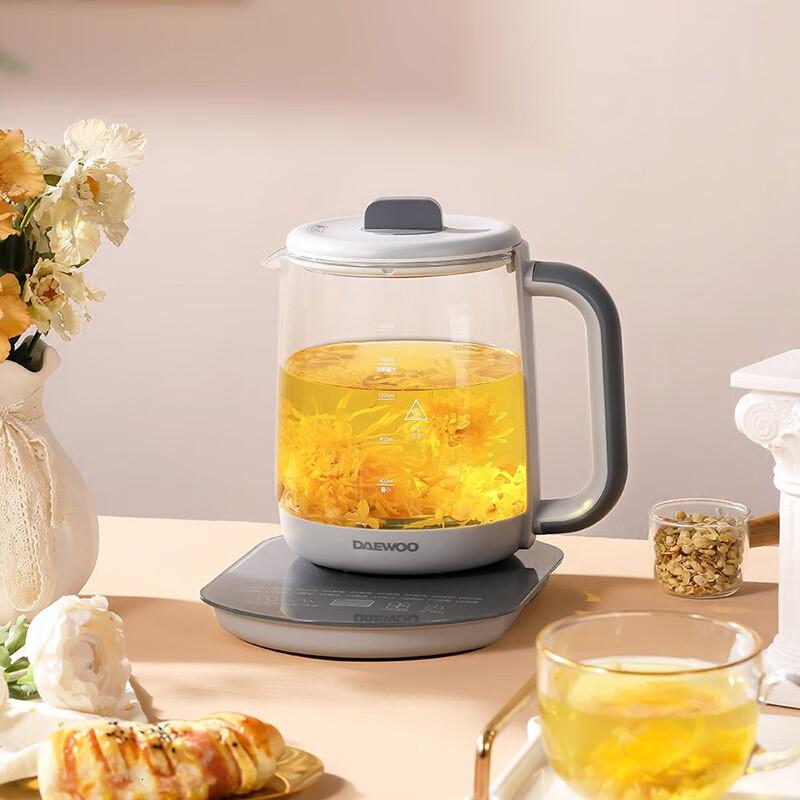 大宇(DAEWOO)养生壶多功能家用1.8L大容量烧水壶煮茶器DYYS-18L80E深空灰1.8L