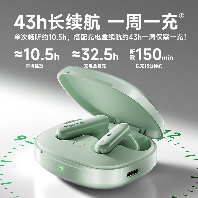 漫步者(EDIFIER)X2 EVO无线蓝牙耳机入耳式运动音乐通话降噪学生手机通用高清大图