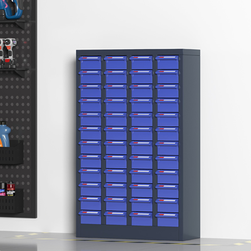 臻远 ZYLJG-W36 零件柜 48抽蓝色无门中号 610*220*954高清大图