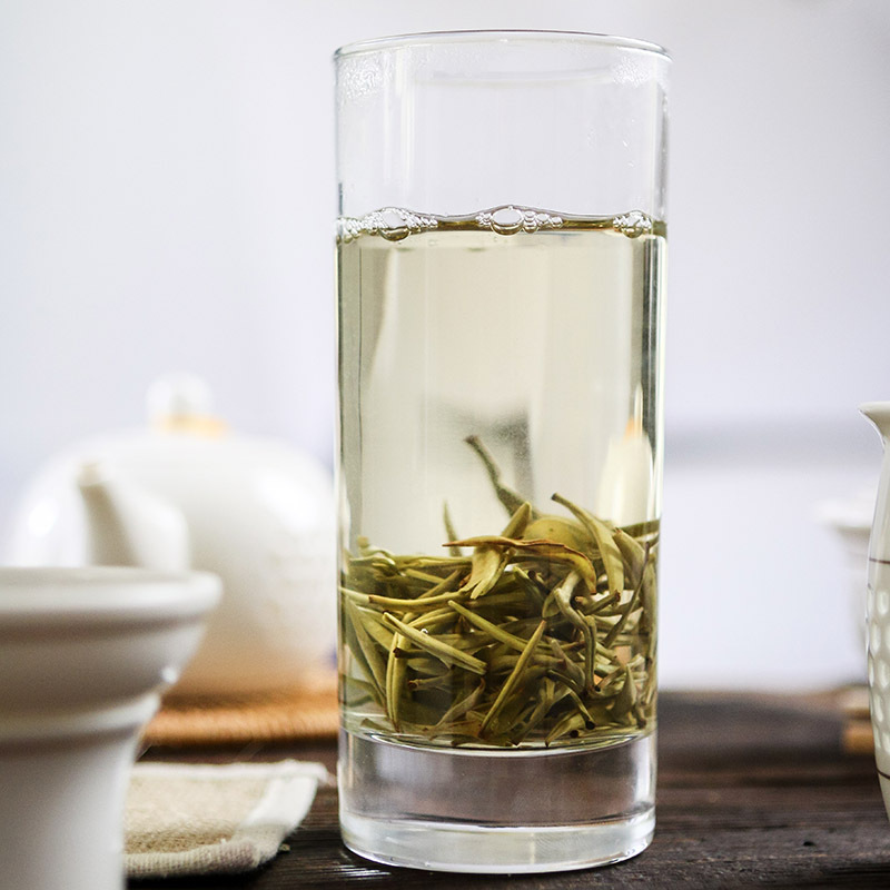 茗纳百川 云南滇绿春茶特级毛尖绿茶茶叶 2022新茶春尖散装 单芽玉针250克