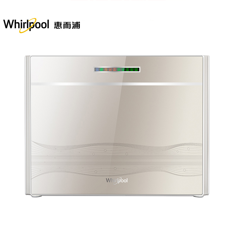 Whirlpool/惠而浦反渗透净水机R75C87净水器 厨上式 进口反渗透膜 1:1纯废水比 一体式集成水路