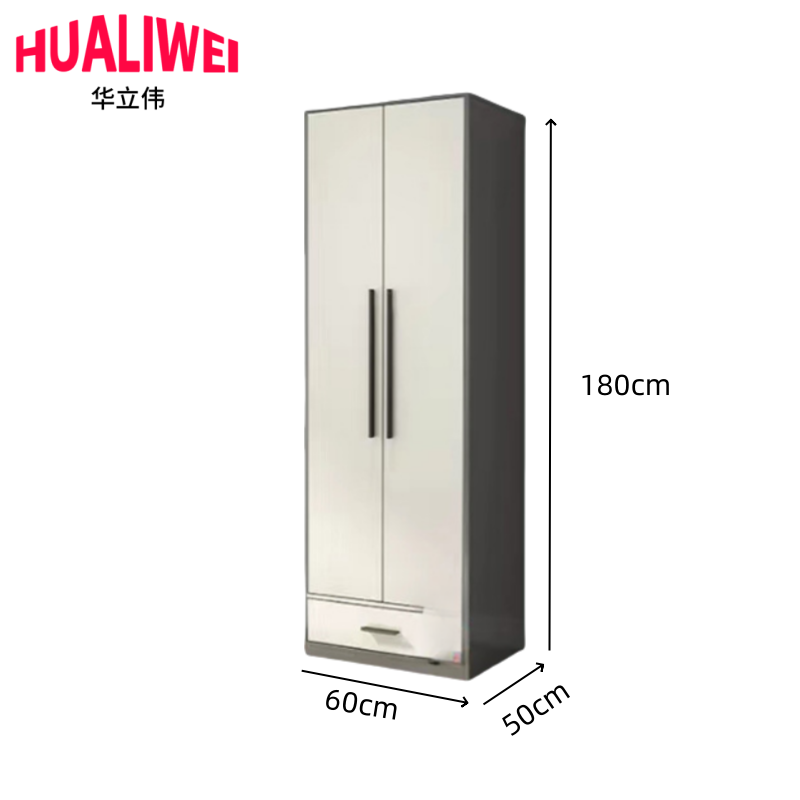 华立伟衣柜胡桃色个高清大图