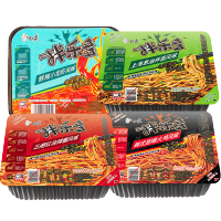 [全店满45元免邮]白象火鸡面葱油红油拌面(韩式甜辣火鸡面122g)方便面盒装泡面