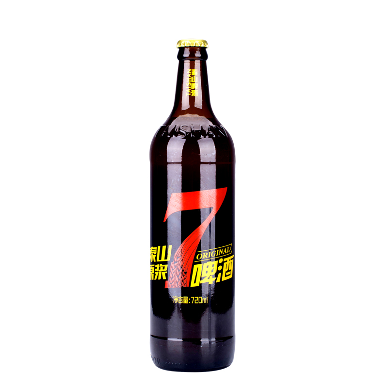 泰山原浆啤酒 7天鲜活720ml 10°P6瓶整箱高清大图