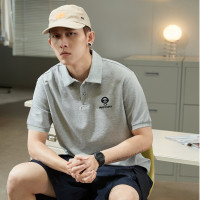 [1折价39.9元叠加优惠券]唐狮男士polo衫短袖polo衫男前胸刺绣小标短袖polo