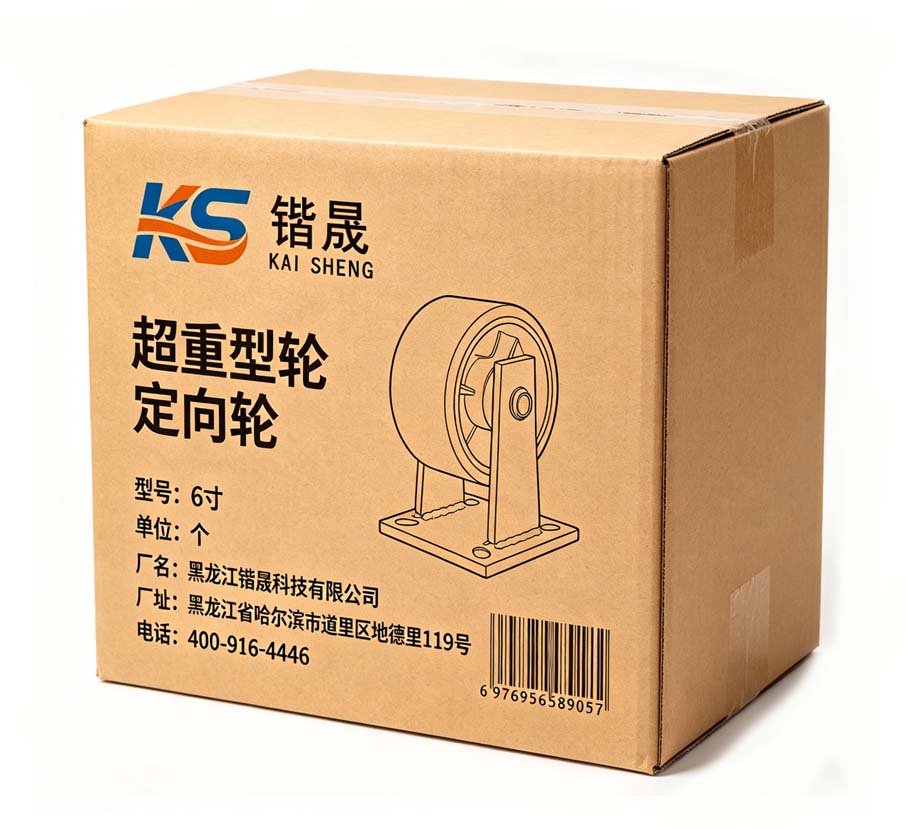 锴晟 超重型轮 定向轮 6寸 个高清大图