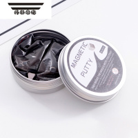 拓斯帝诺魔法磁力橡皮泥磁性吃吸铁减压无聊玩具磁铁泥解压手工小玩具彩泥 黑色